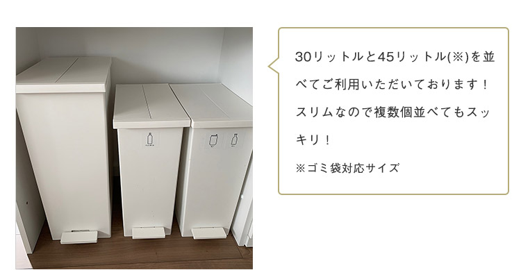 KEYUCA両開きダストボックス L（27L） ブラック ゴミ箱|KEYUCA