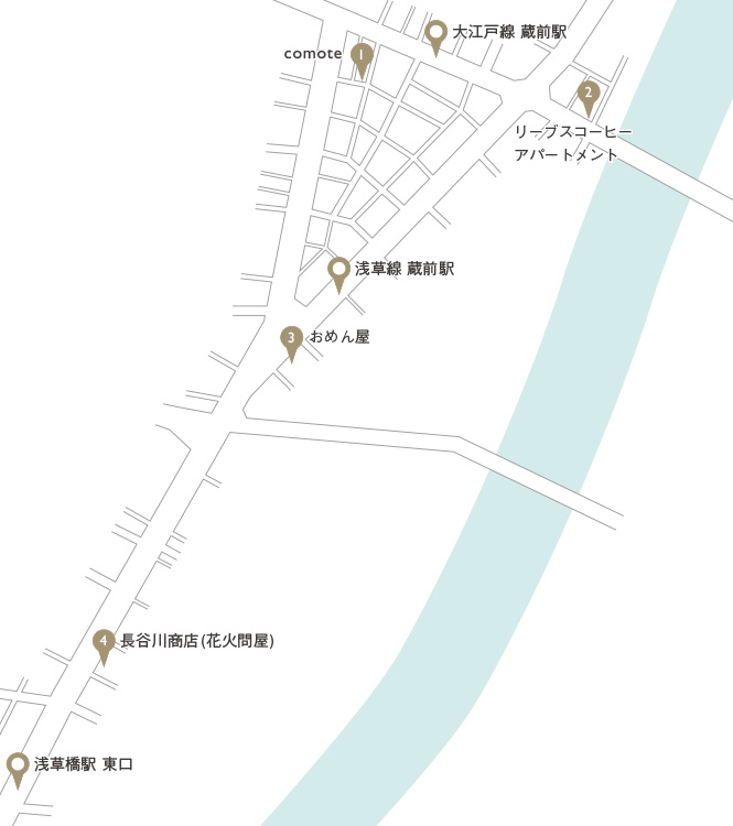 蔵前～浅草橋マップ
