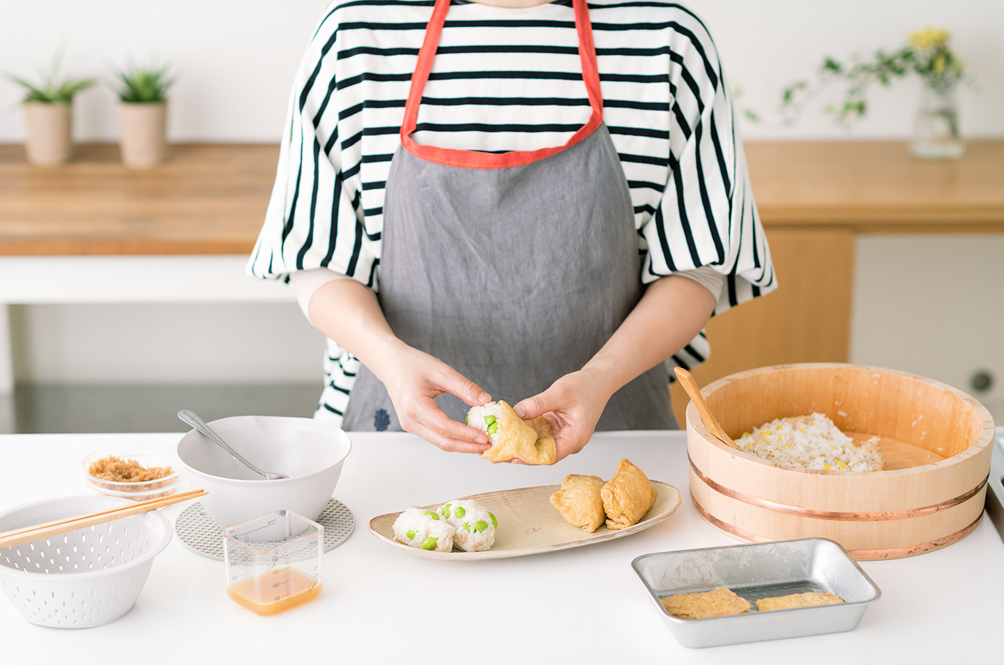 大人も子供も喜ぶ、三色お稲荷弁当（前編）