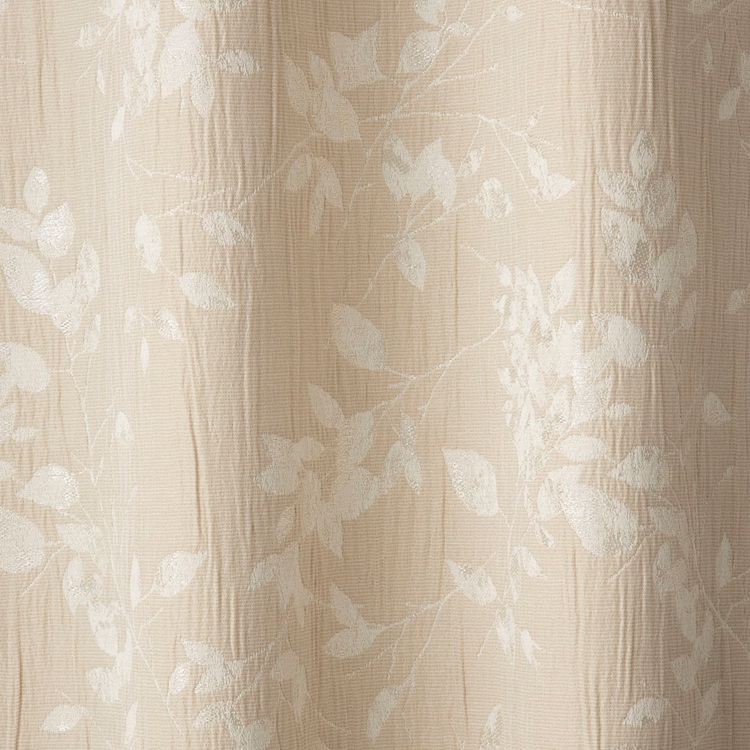 【WEB限定】小枝ジャカード（ベージュ）｜カーテン