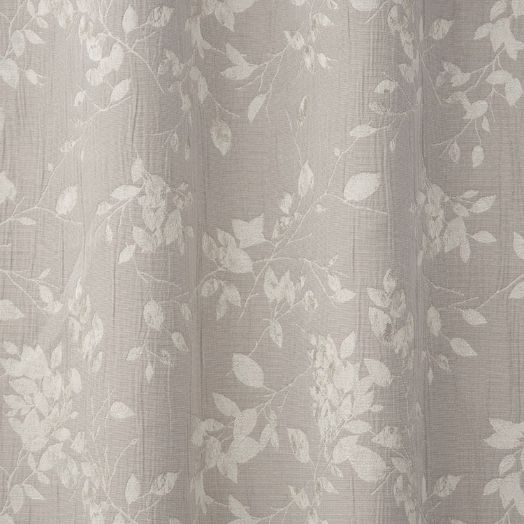 【WEB限定】小枝ジャカード（グレー）｜カーテン