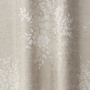 ブーケジャカード（ベージュ）｜カーテン