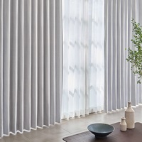 遮光2級｜超軽量_気軽に洗える遮光カーテン（ライトグレー）｜カーテン