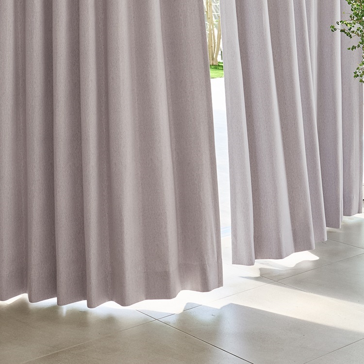 遮光2級｜超軽量_気軽に洗える遮光カーテン（ピンク）｜カーテン