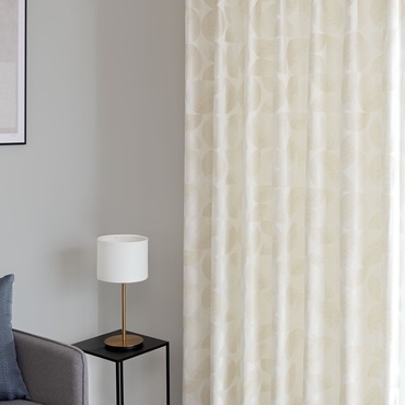 非遮光ムーンジャカード（アイボリー）｜カーテン