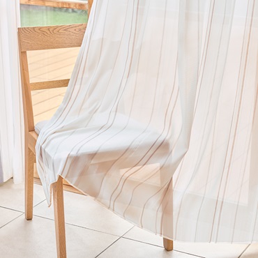 オールインワンソフトボイルシームレスストライプ（ベージュ）｜カーテン