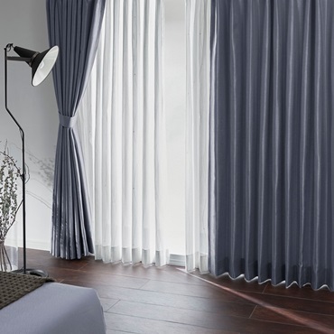 遮光1級｜遮熱シャンタン遮光Ⅱ（ネイビー）｜カーテン