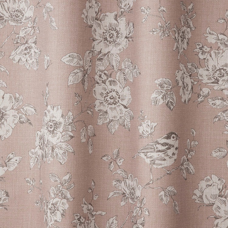 フラワーバード（ピンク）｜カーテン