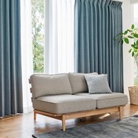 遮光遮熱ラフリネンライク（ライトブルー）