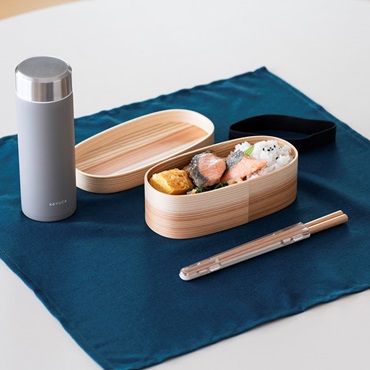 【山中塗】食洗機対応 レンジ天然木わっぱ 450ml