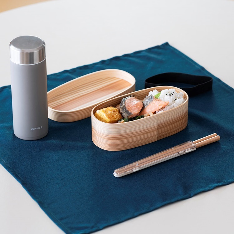 【山中塗】食洗機対応 レンジ天然木わっぱ 450ml