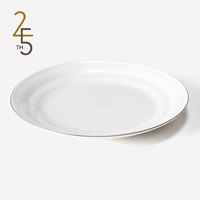 リプル 金縁 プレート19cm