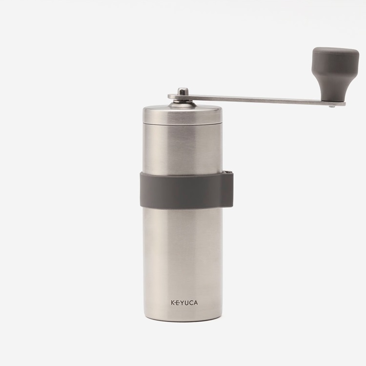 ステンレス コーヒーミル 約120ml ダークグレー