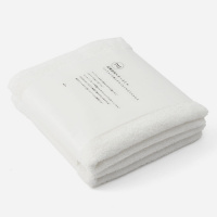 抗菌防臭スモールバスタオル2枚セット ホワイト 50×100cm