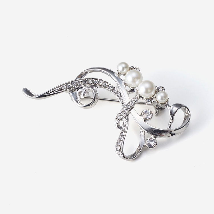 ミキモトブローチ「はなかご」ケース付き