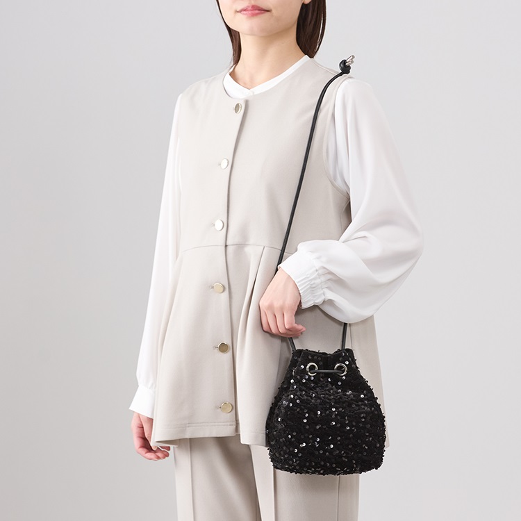 N2WAYスパンコール巾着バッグ¥2,900(税込 ¥3,190)