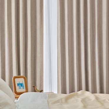 遮光1級｜快眠空間サポート完全遮光ナチュラル（ベージュ）｜カーテン