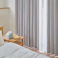 遮光1級｜快眠空間サポート完全遮光ナチュラル（グレー）｜カーテン
