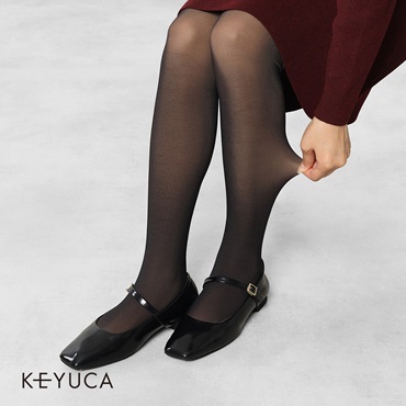 d 薄見えフェイクタイツ 130デニール ブラック
