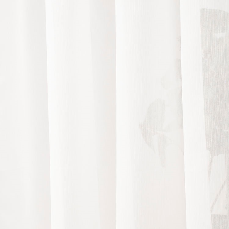 【WEB限定】楊柳無地（ホワイト）｜カーテン