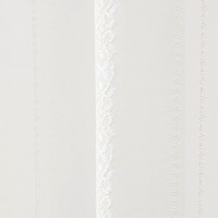 【WEB限定】防炎花鎖クリンプミラー（ホワイト）｜カーテン