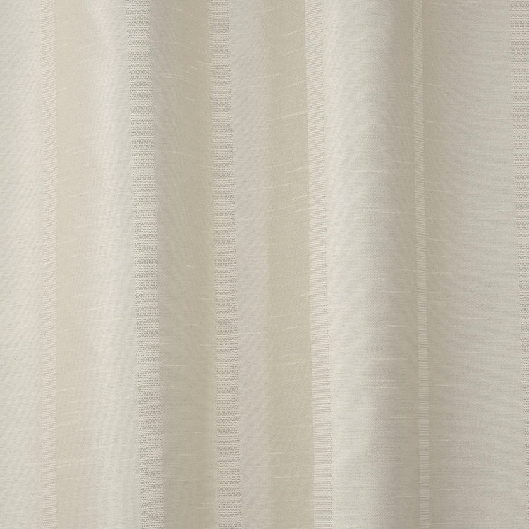 遮光2級｜【WEB限定】シャンタンストライプ遮光（アイボリー）｜カーテン