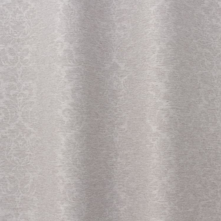 遮光2級｜ダマスクエンボス遮光（グレー）｜カーテン