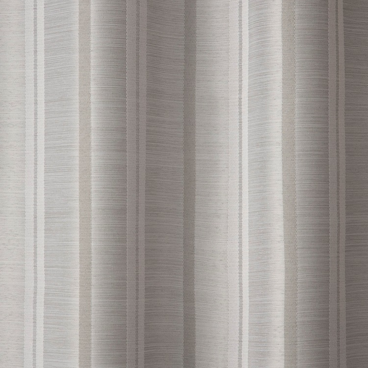 遮光2級｜【WEB限定】ストライプ遮光（グレー）｜カーテン