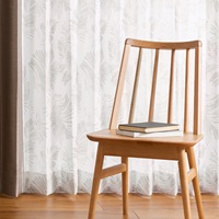 【WEB限定】リゾートリーフ（グレー）｜カーテン