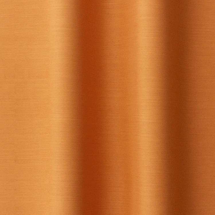 遮光1級【WEB限定】遮光防炎無地（オレンジ）｜カーテン