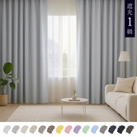 遮光1級｜【WEB限定】Color Palette（ライトグレー）｜カーテン