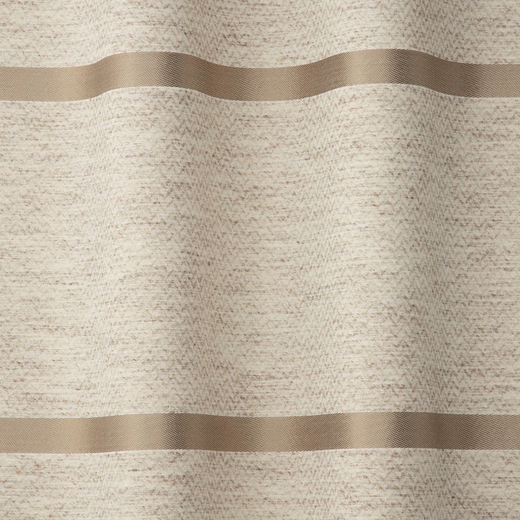 ブライトボーダー（ベージュ）｜カーテン