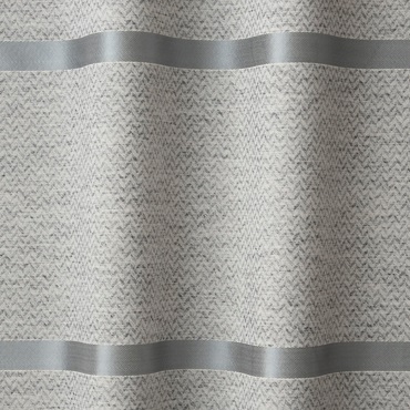 【WEB限定】ブライトボーダー（グレー）｜カーテン