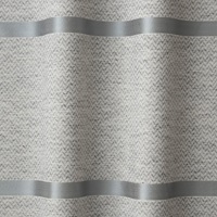 【WEB限定】ブライトボーダー（グレー）｜カーテン