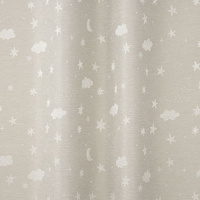 防炎ジャカード星空（ベージュ）｜カーテン