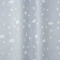 防炎ジャカード星空（ブルー）｜カーテン