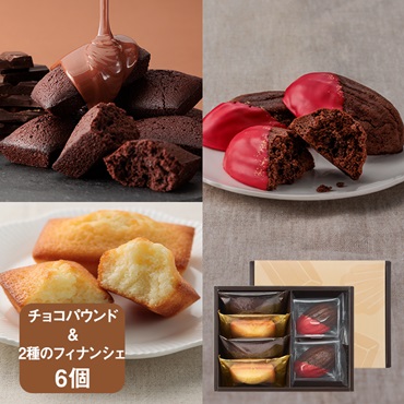 2種のフィナンシェ＆チョコレートパウンドケーキSS