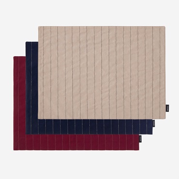 ラインステッチ綿ランチョン