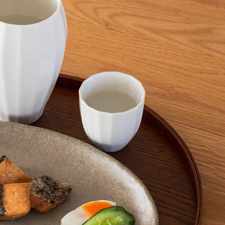 【美濃焼】hibiki盃 ホワイト