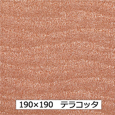 【WEB限定】抗菌防ダニ ポート(190×190 テラコッタ)