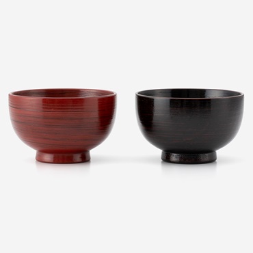 【山中塗】食洗天然木丸椀