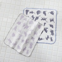 抗菌防臭ディッシュクロス2枚セット ネコ