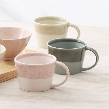 【美濃焼】砂目掛分けマグ