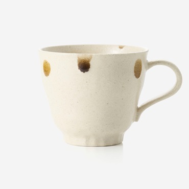 【美濃焼】飴茶白 マグ ベージュ
