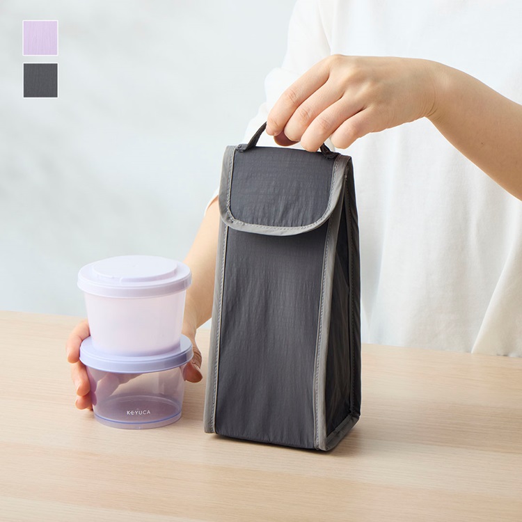 たためる保冷ランチバッグ 縦型