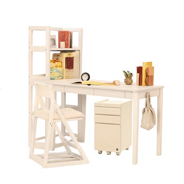 トルテシリーズ4点セット（デュアルラック）(ホワイト)