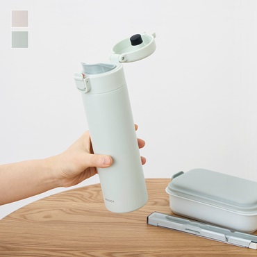 食洗 楽に洗えるワンタッチステンレスボトル 470ml