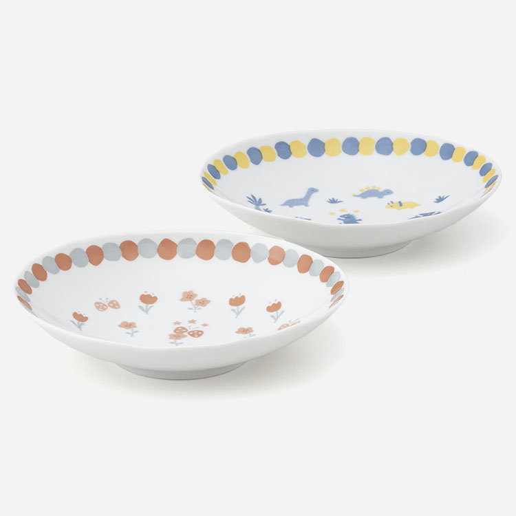 【美濃焼】  磁器カレーパスタ皿 19.5cm