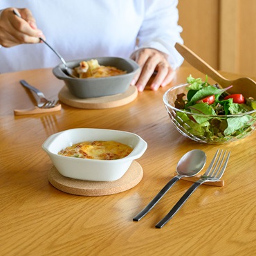 【美濃焼】 tostaスクエアグラタン皿ミニ