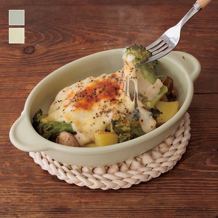 即購入不可[新品]ほっくり オーバルグラタン 五月蝿い 